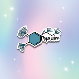 Serotonin and Dopamine Sticker