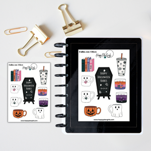 Halloween Vibes Planner Sticker Sheet