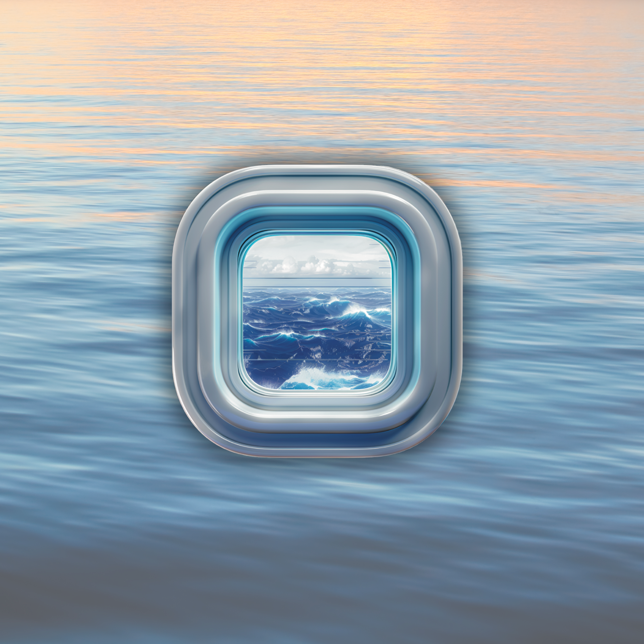 Ocean Window View Sticker - Quote Option Available