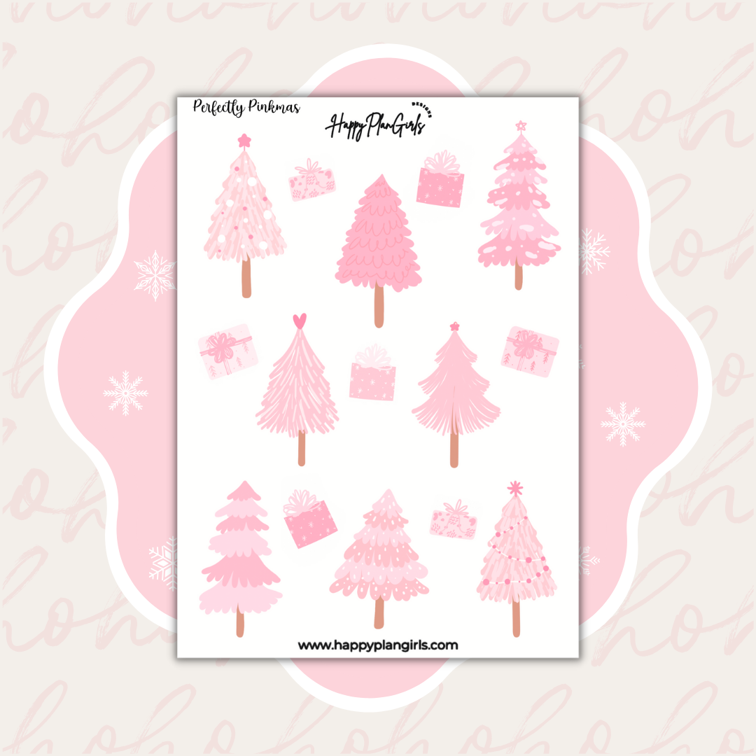 Perfectly Pinkmas Sticker Sheet