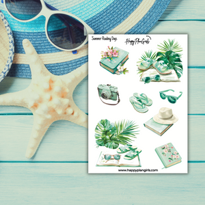 Summer Planner Sticker Sheet Summer Reading Days