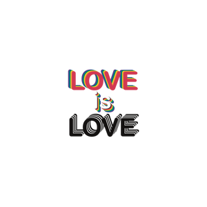 Ally LOVE IS LOVE Sticker