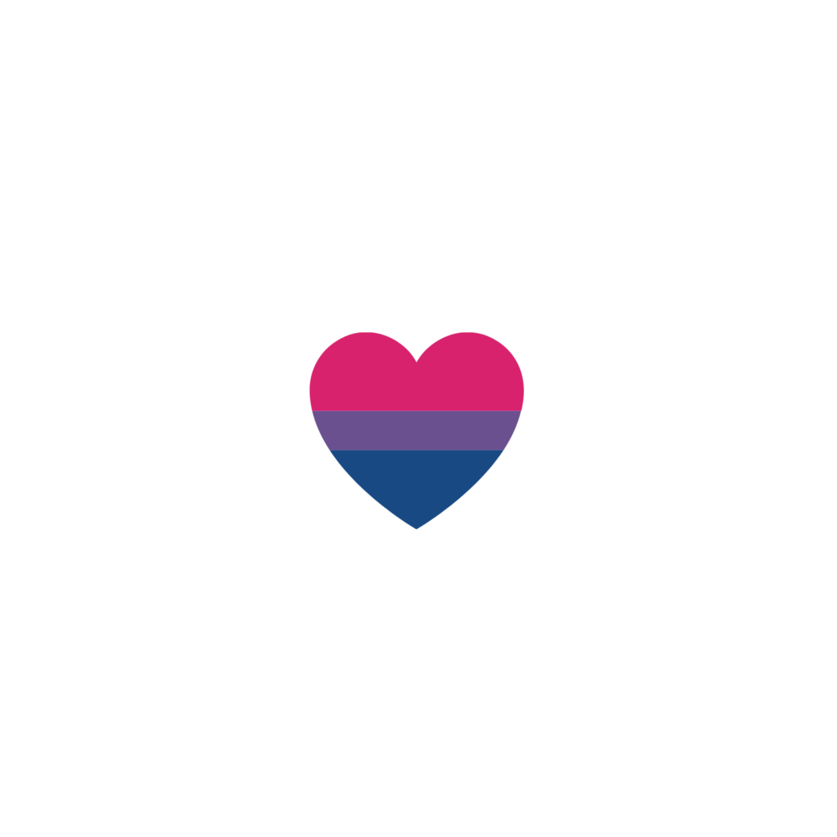 Bisexual Heart Sticker