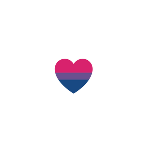 Bisexual Heart Sticker