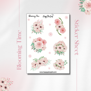 Blooming Time Sticker Sheet