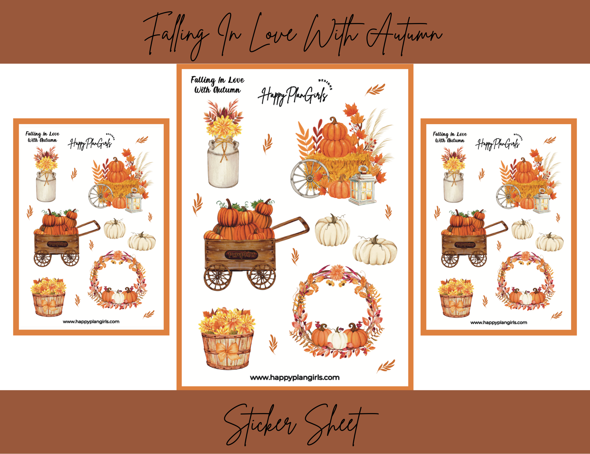 Falling In Love With Autumn Sticker Sheet