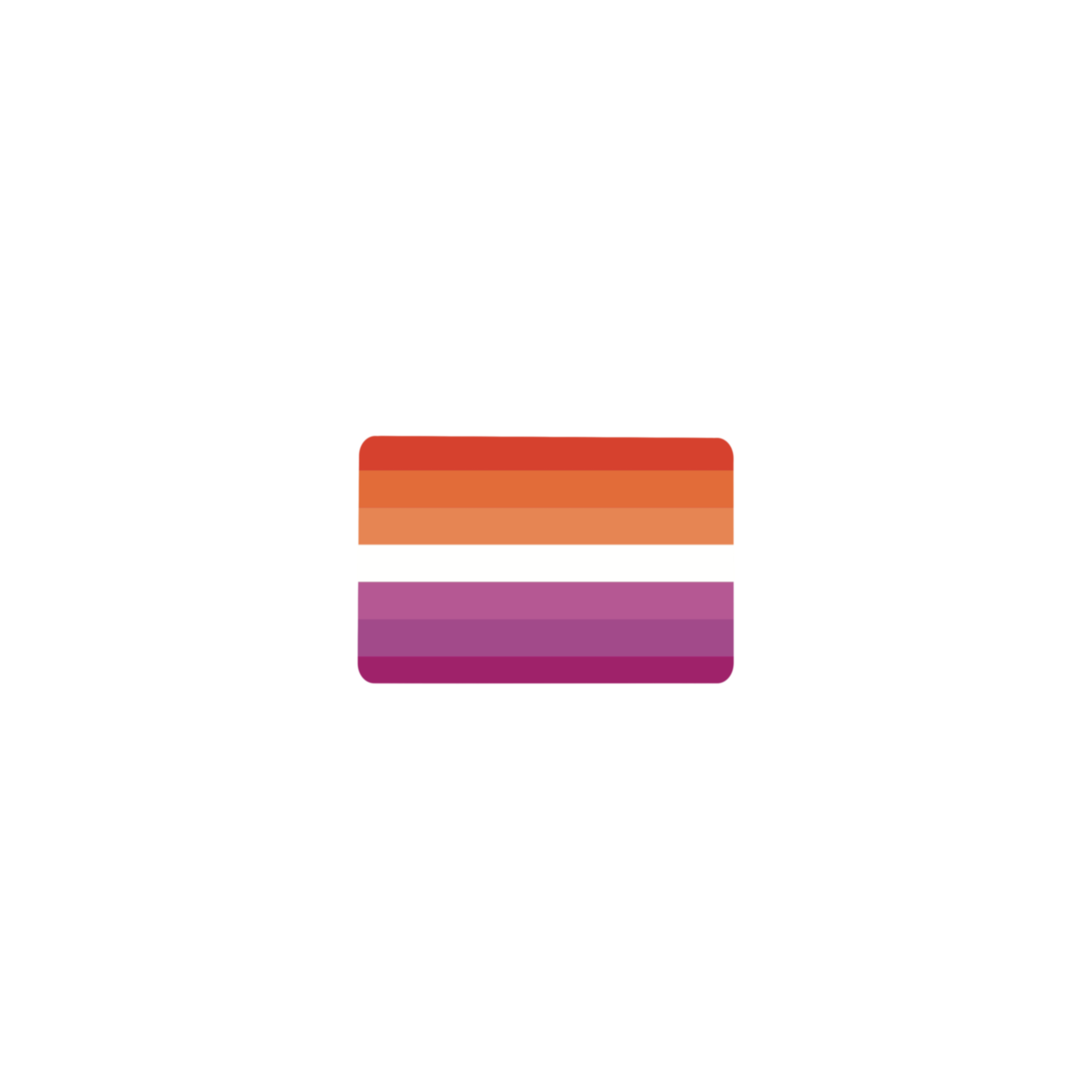 Lesbian Flag Sticker – HappyPlanGirls Designs