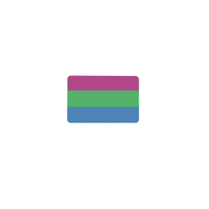 Polysexual Flag Sticker