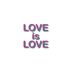 Polysexual LOVE IS LOVE Sticker