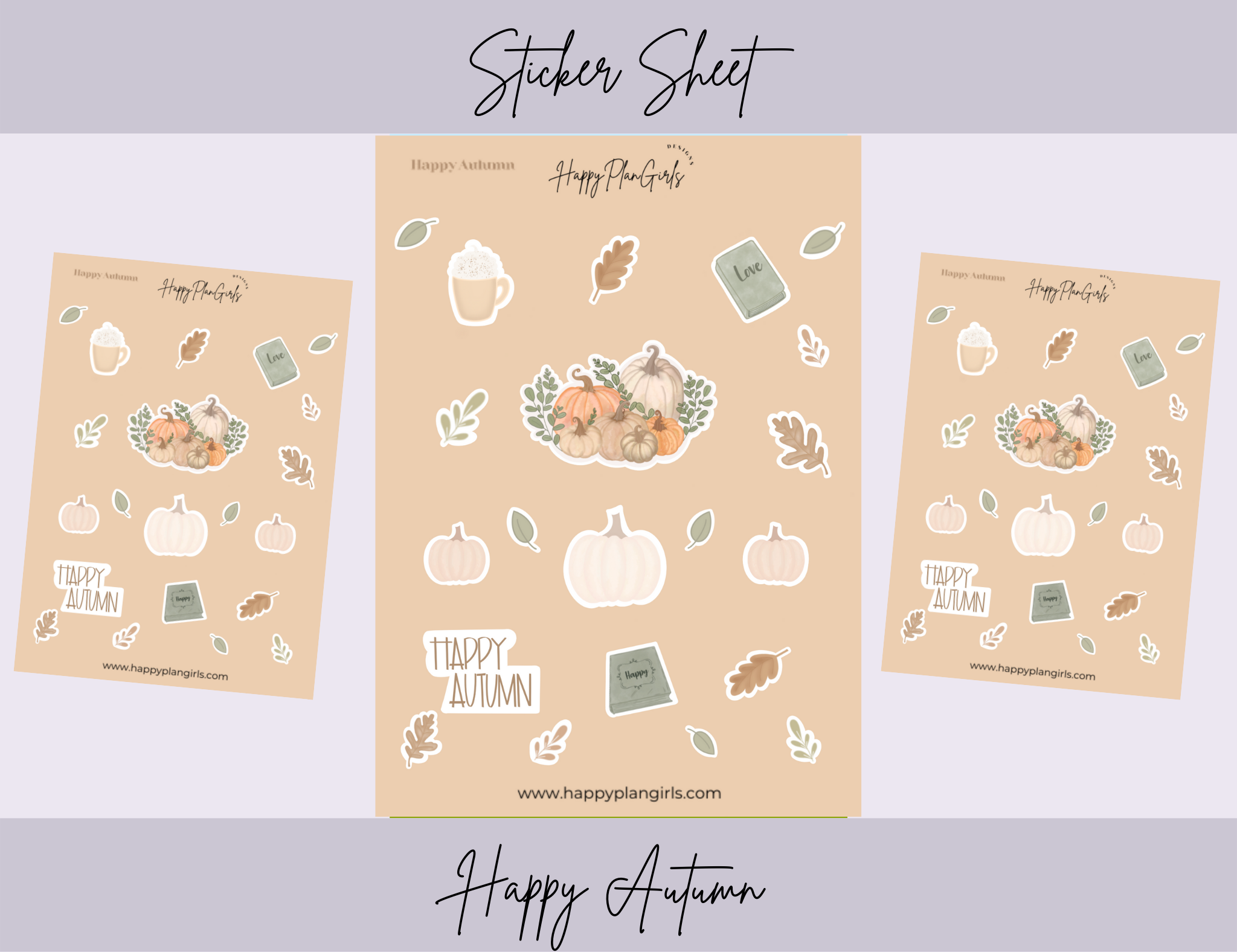 Sticker Sheet "Happy Autumn"