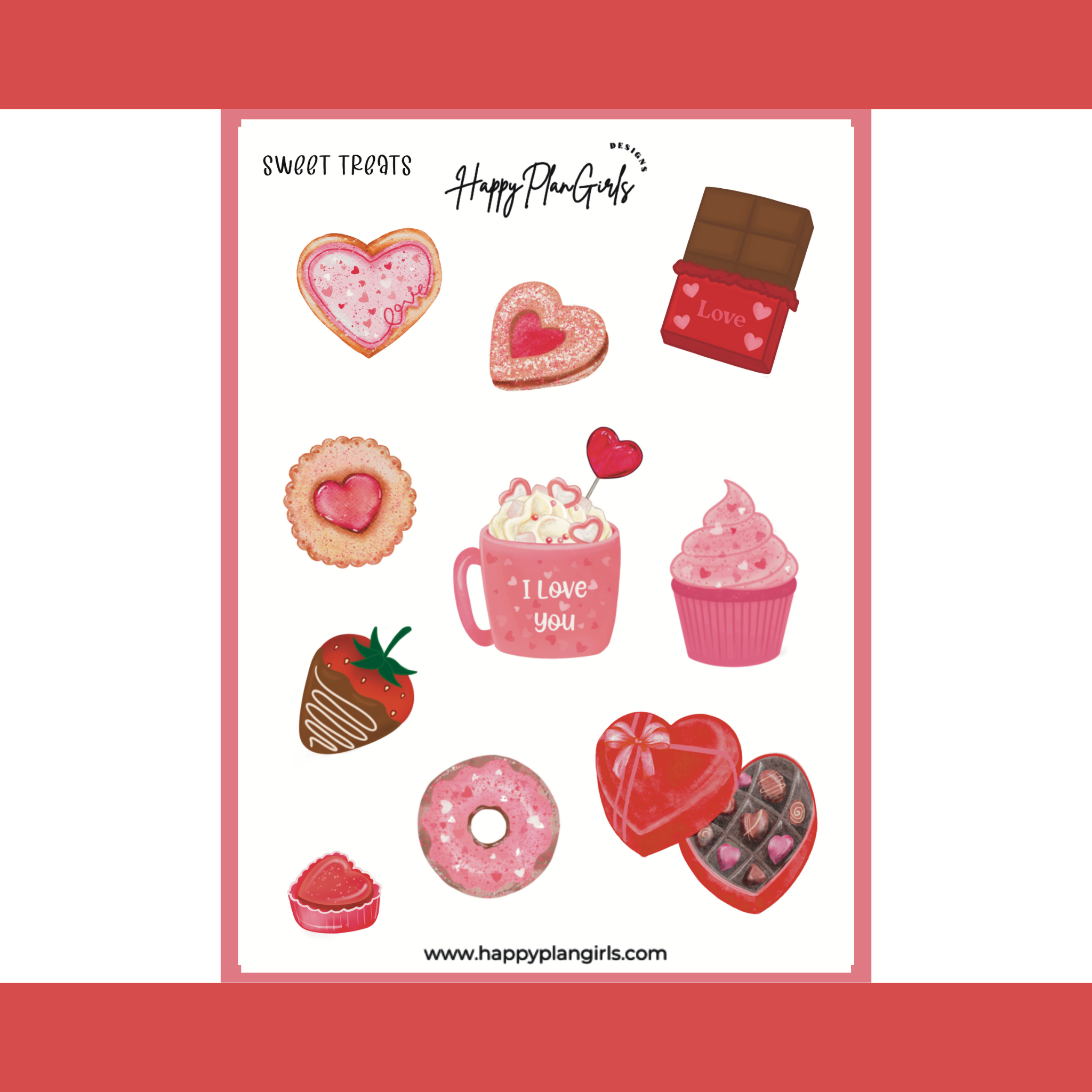 Sweet Treats Sticker Sheet